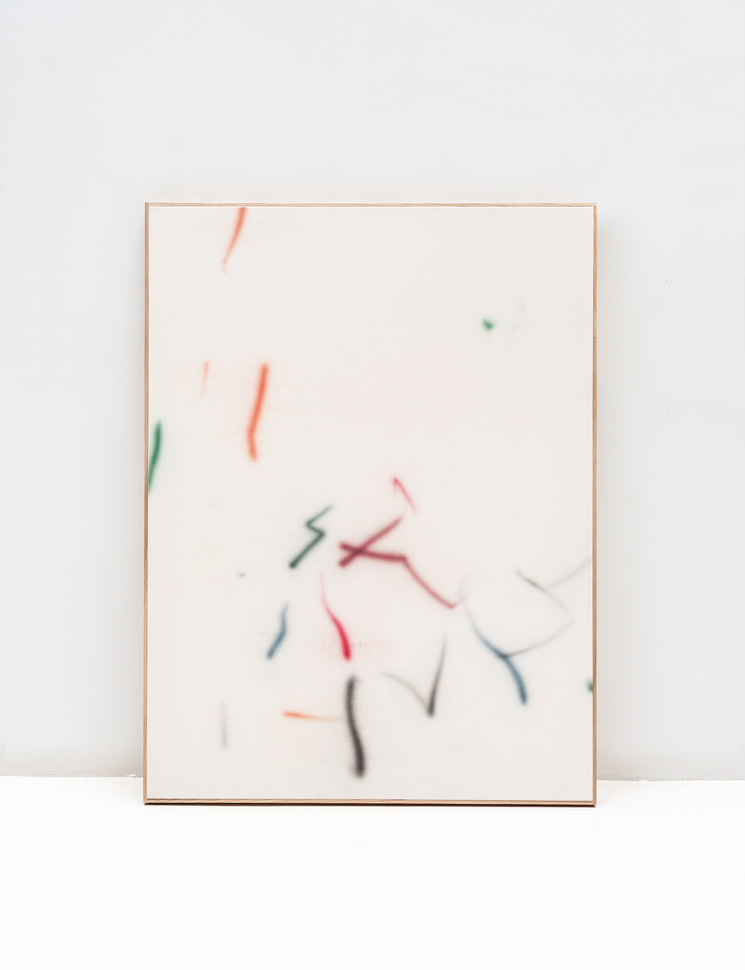 Ticks and blowfish, 2020, pigments, glue, charcoal and acrylic on canvas, 120x90cm