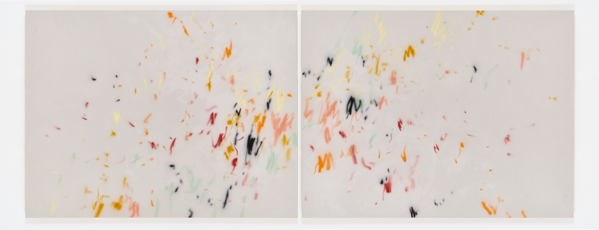 The Butcher’s Daughter 1 & 2, 2026, Acrylic, Watercolor on Canvas, 170x130cm