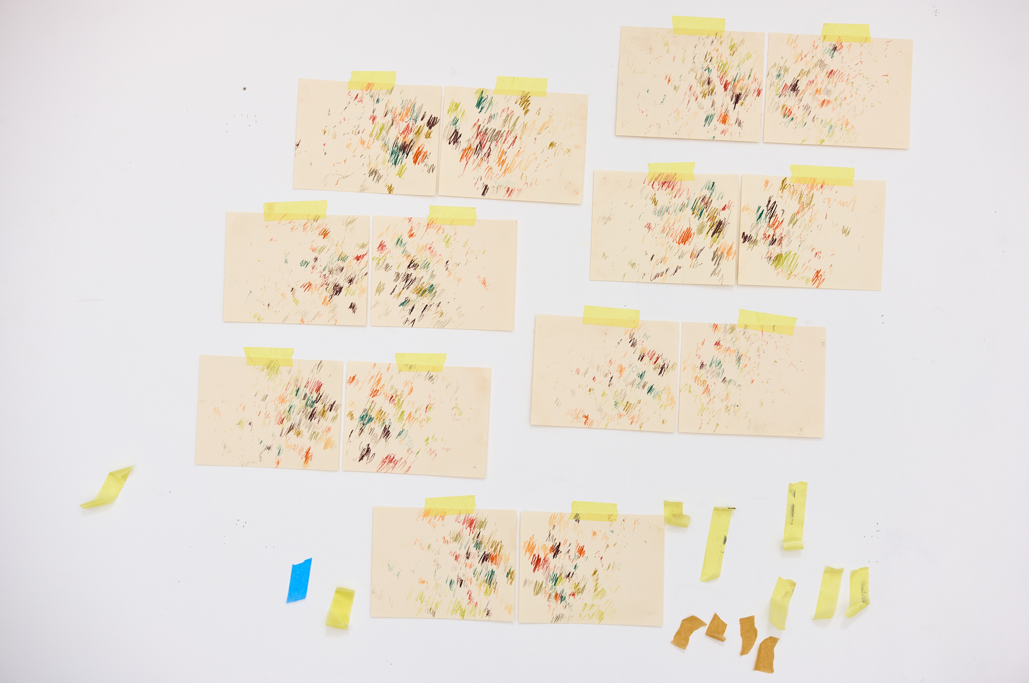 Drawings, Studio Wall, 2026
