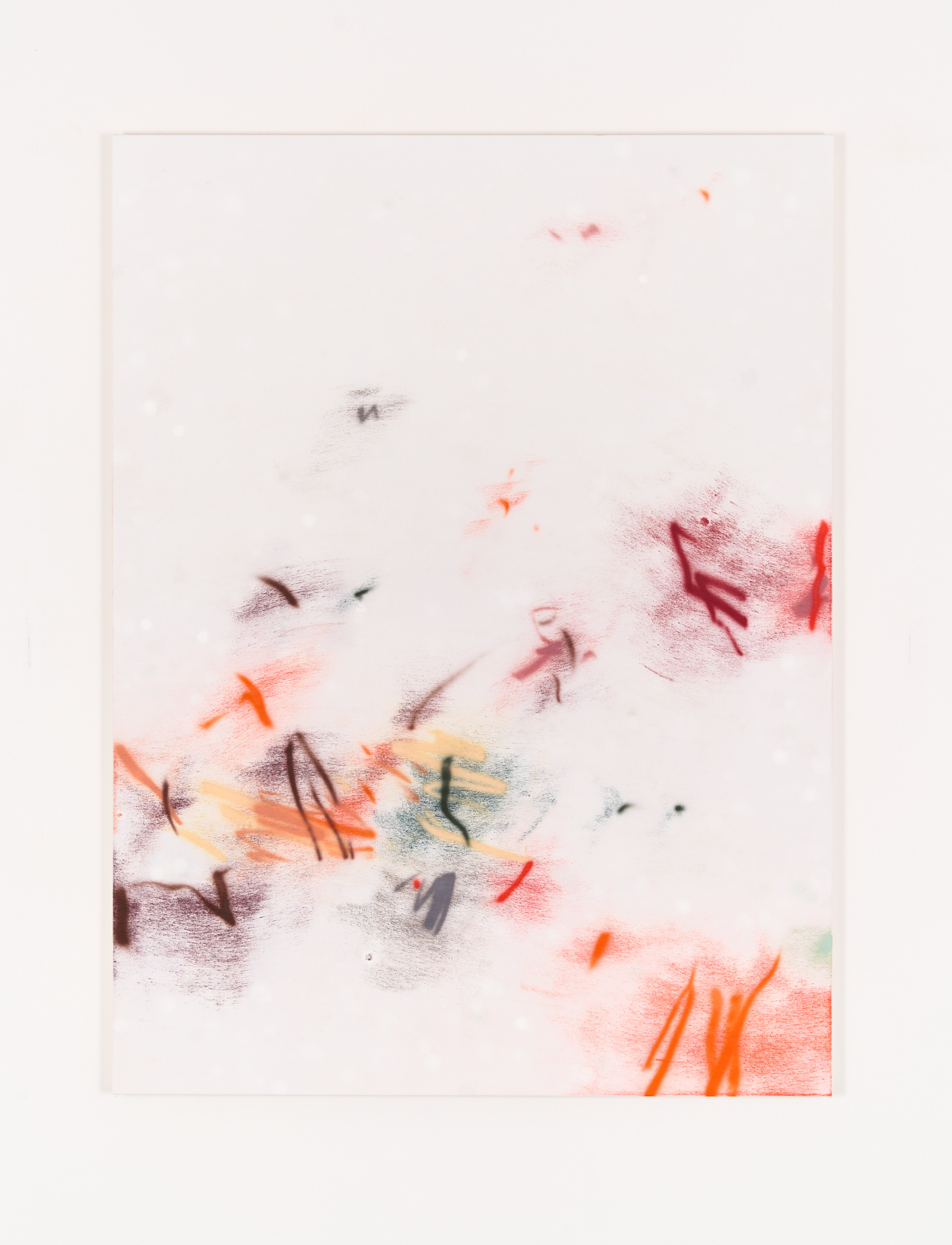 Heavy Rotation, Quiksilver 3, 2025, pigments, gesso, acrylic, watercolor on canvas, 140x105cm