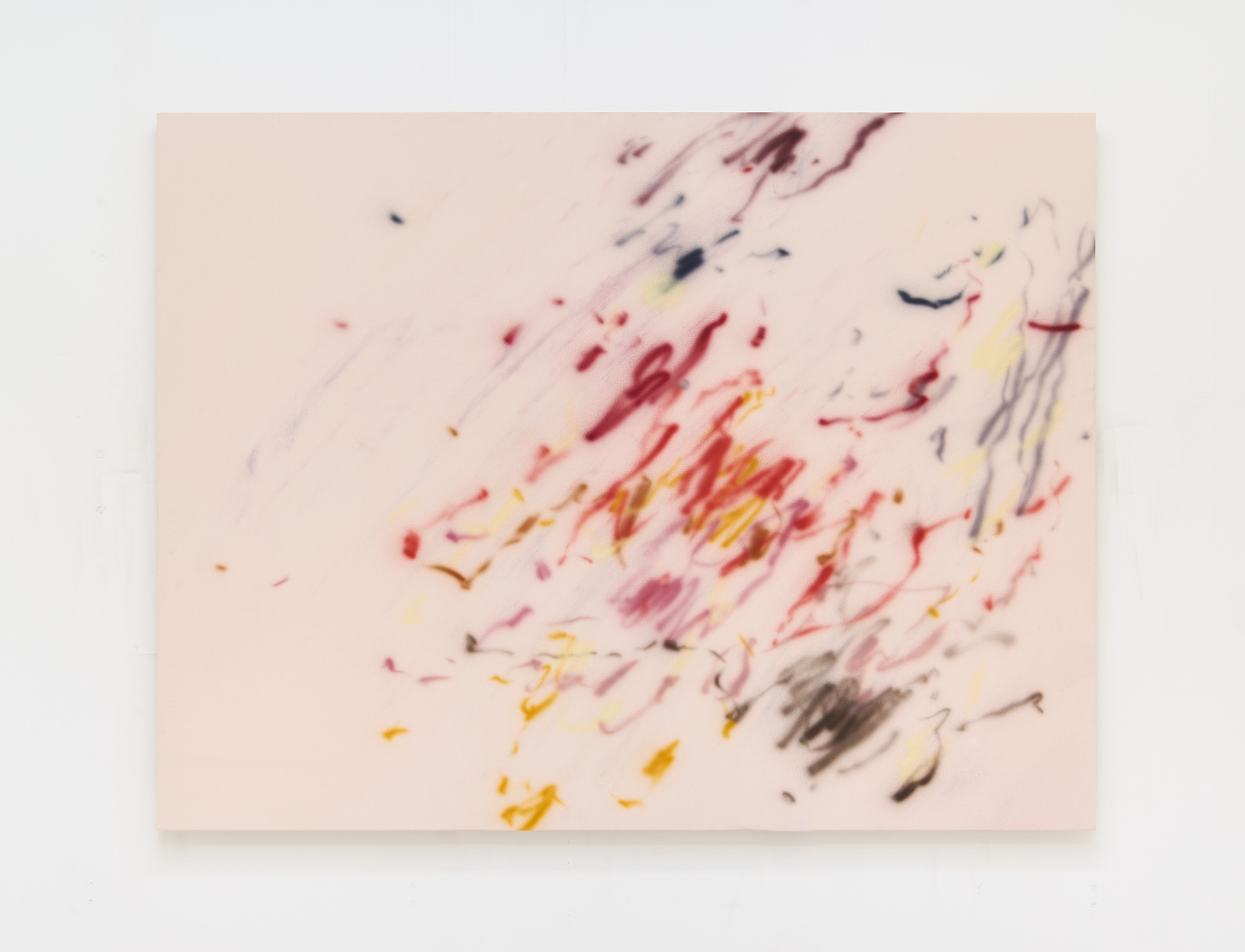 Negative Equity, Ordinary Gaslighting, 2023, pigments, gesso, acrylic, watercolor on canvas, 170x130cm