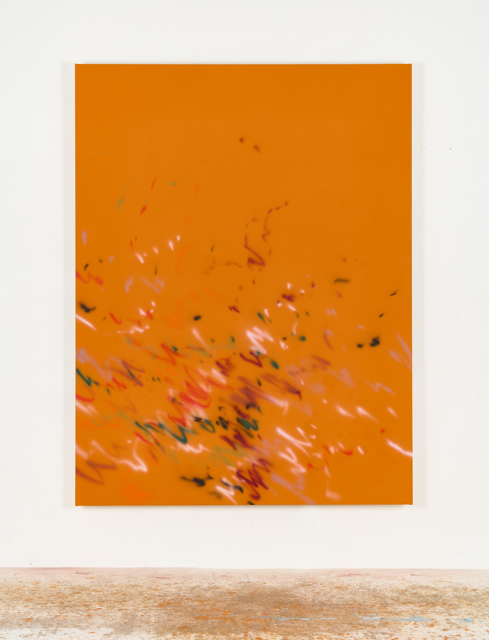 Emotional Ambivalence, Smoke and Mirrors 2025, Pigments, Acrylic, Watercolor on Canvas 170x130cm
